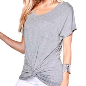 NWOT Women’s L Relaxed Fit Twisted Knot Short-Sleeve Tee